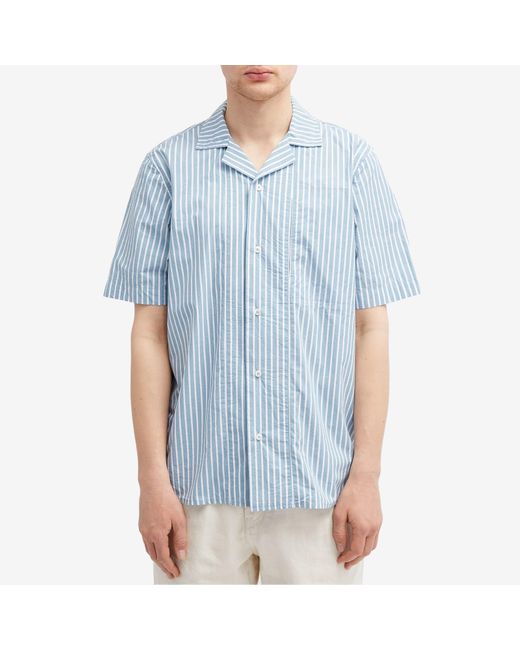 Armor Lux Blue Stripe Vacation Shirt for men