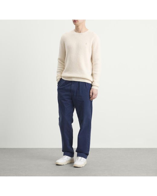 Polo Ralph Lauren Blue Whitman Pleated Trousers for men