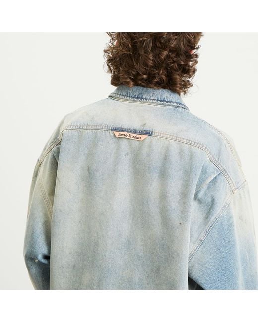Acne Blue Setar U Trafalgar Denim Shirt for men