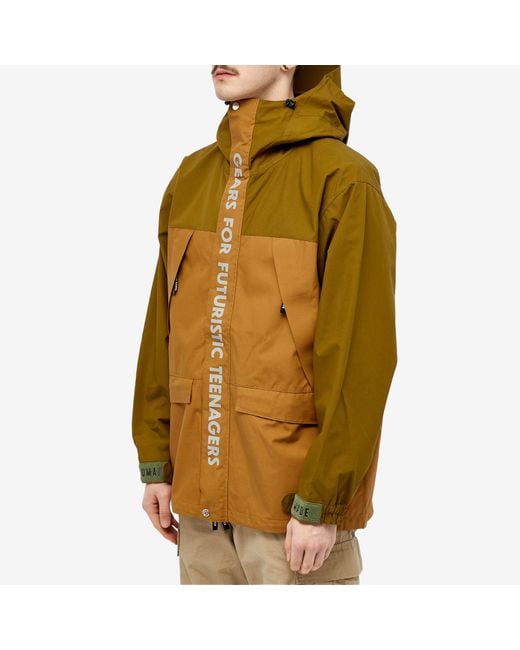 Human Made Brown 3-Layer Shell Jacket for men