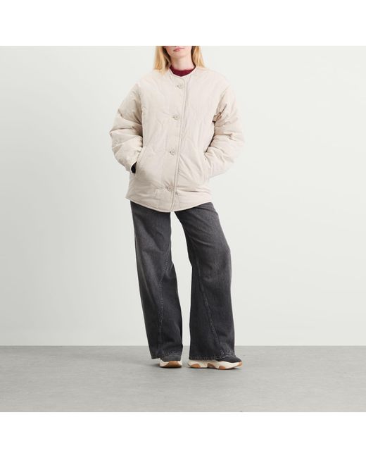 Isabel Marant Natural Étoile Nesmae Quilted Jacket