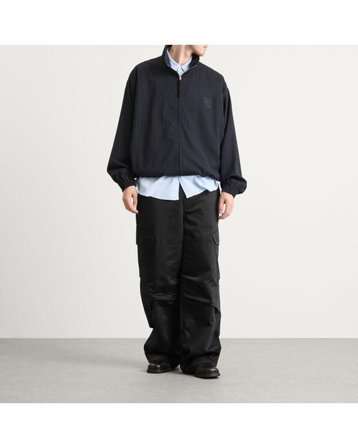 Acne Gray Patsono Heavy Cotton Satin Trouser for men