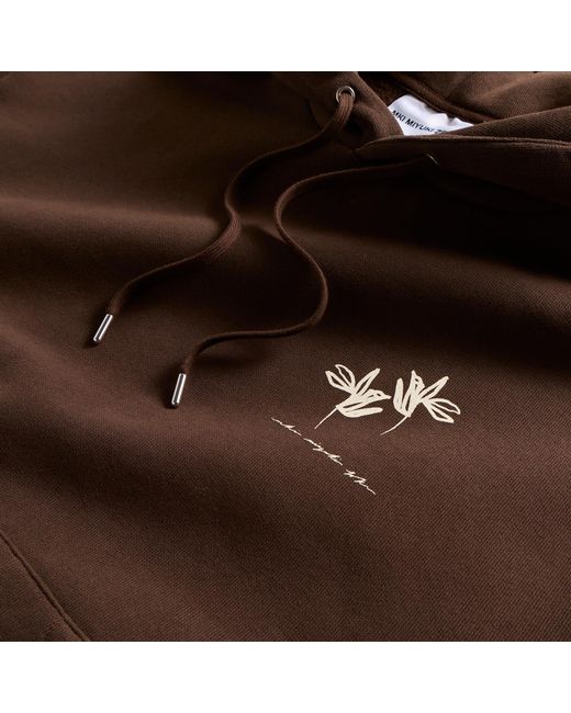 MKI Miyuki-Zoku Brown Ink Flower Hoodie Presented By End