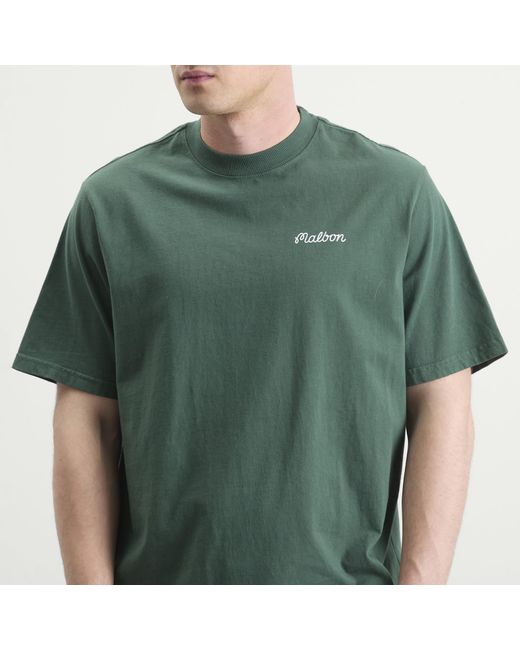 Malbon Green Bermuda Baldwin T-Shirt for men