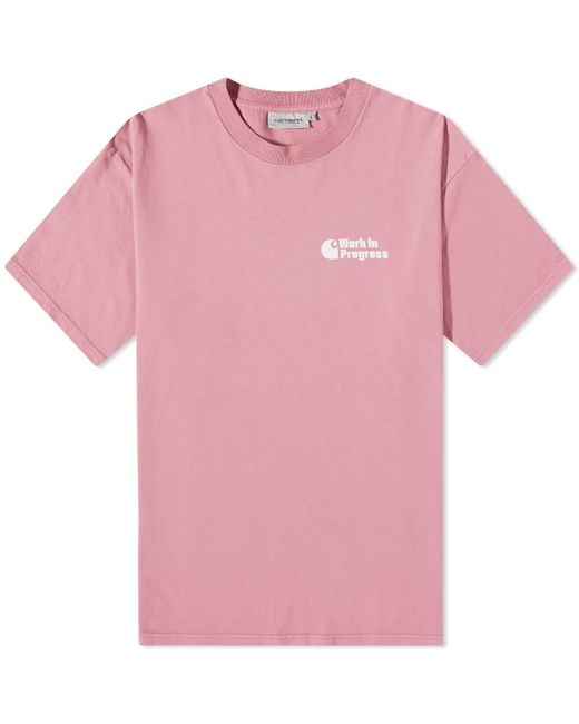 Carhartt Pink Manual T-shirt for men