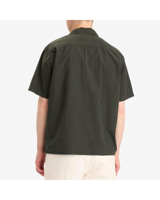 Norse Projects Green Carsten Cotton Tencel Shirt for men