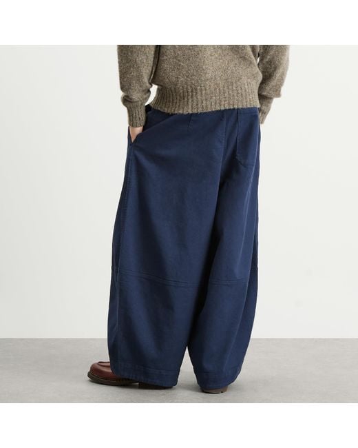 YMC Blue Deadbeat Trousers for men