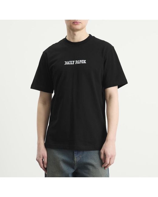 Daily Paper Black Oil Can T-Shirt for men