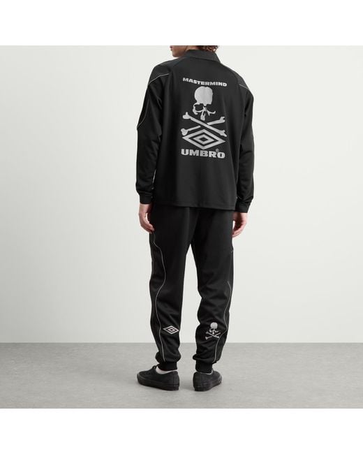 MASTERMIND WORLD X Umbro Long Sleeve Game Shirt in Black for Men