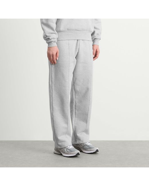 MKI Miyuki-Zoku Gray Superweight Wide Leg Joggers for men