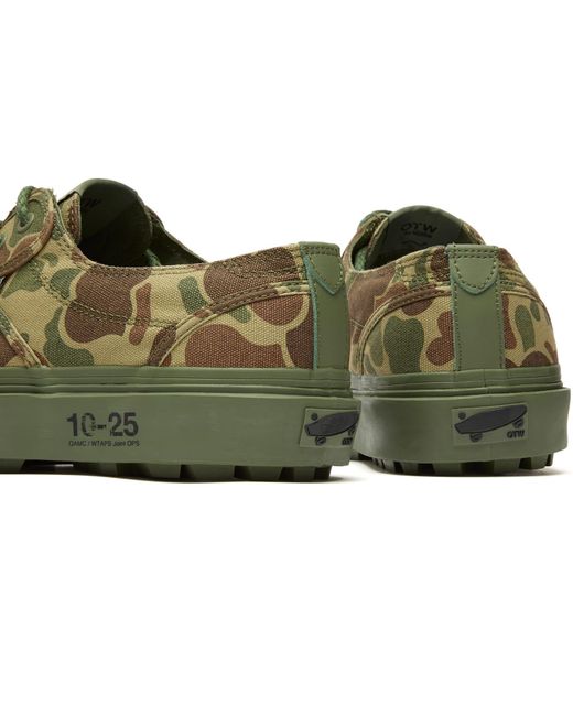 Vans Green Oamc X Wtaps Seylynn Lug Sneakers Duck Camo for men