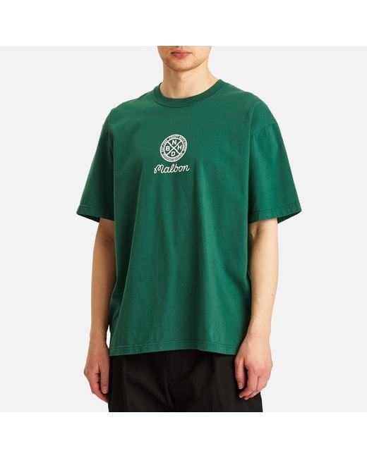 Neighborhood X Malbon Golf Ss-2 T-Shirt in Green for Men