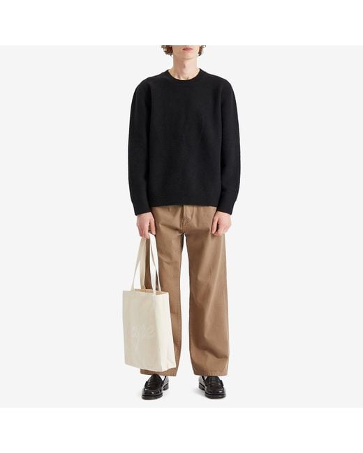 A.P.C. Natural Lou Chainstitch Tote Bag for men