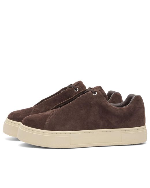 Eytys Brown Doja Suede Sneakers for men