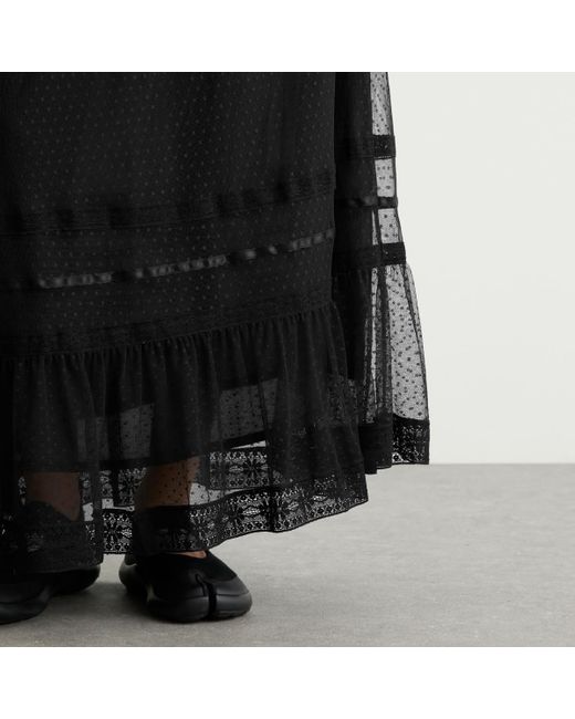 Rixo Black Tuta Midi Skirt