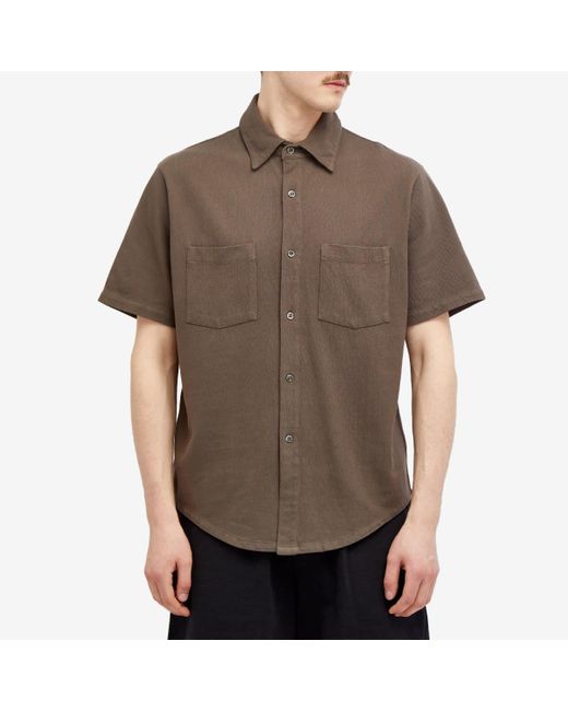 Lady White Co. Brown Lady Co. Pique Work Shirt for men