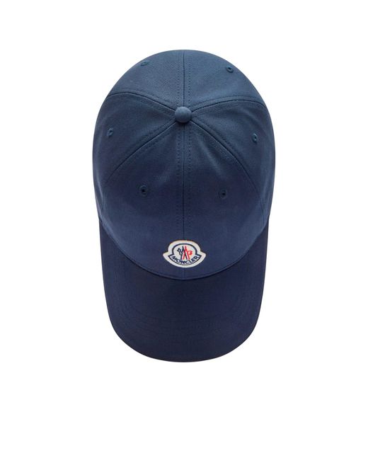 Moncler Blue Tricolor Cap for men