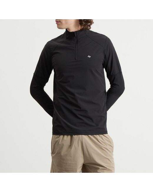 REPRESENT 247 Black Run Quarter Zip for men