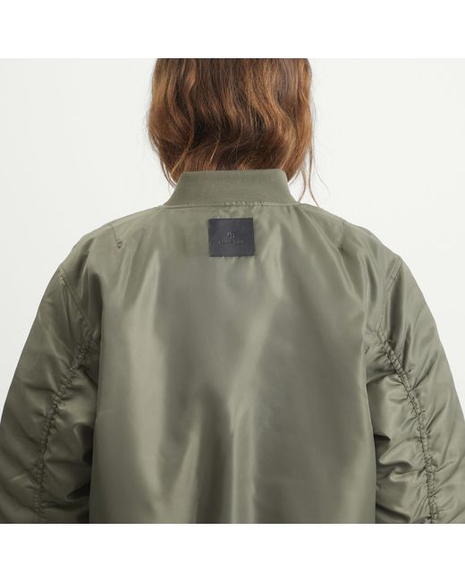 Anine Bing Green Leon Bomber Jacket