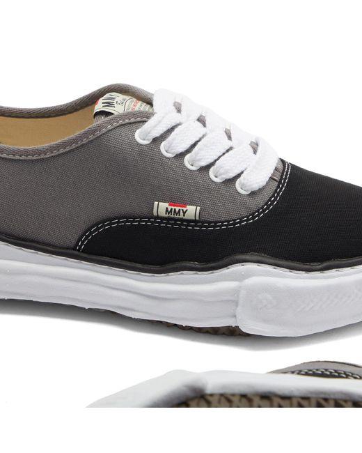 Maison Mihara Yasuhiro Black Baker Original Low Canvas Sneaker