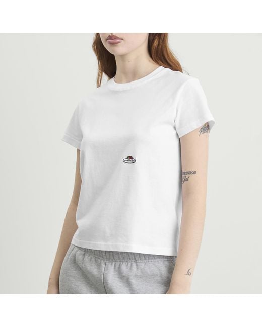 HOMMEGIRLS White X Fruit Of The Loom Classic T-Shirt