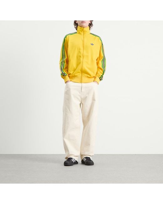 Adidas Yellow Firebird Tracktop for men