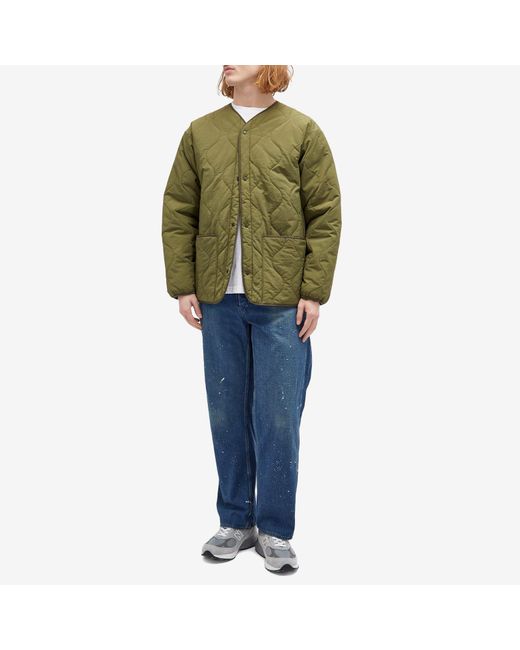Beams Plus Green Mil Liner Down Jacket for men