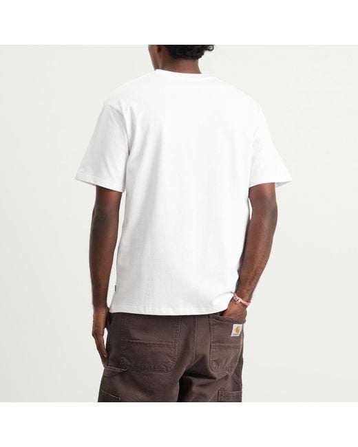 Postalco White Headline T-Shirt for men
