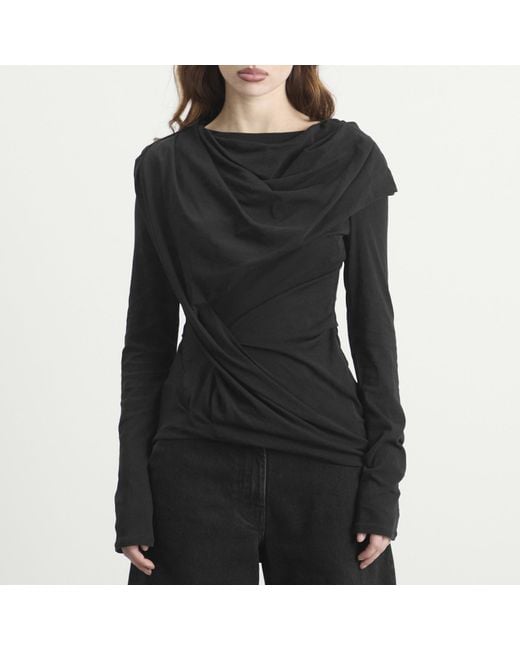 Entire studios Black Twist Top