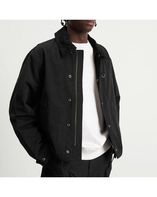 FRIZMWORKS Black Heritage Hunting Jacket for men