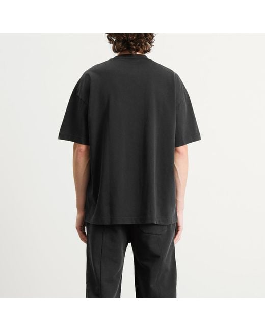 Cole Buxton Black Mini Logo T-Shirt for men