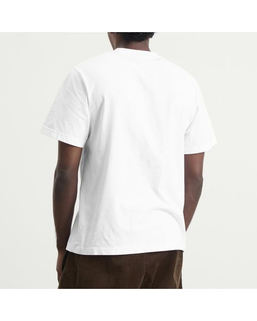 Forét White Globe T-Shirt for men