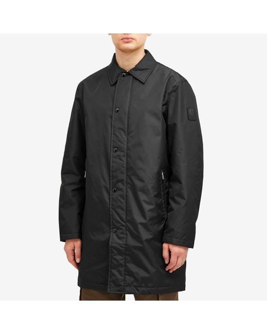 Belstaff Black Drill Nylon Shell Coat for men