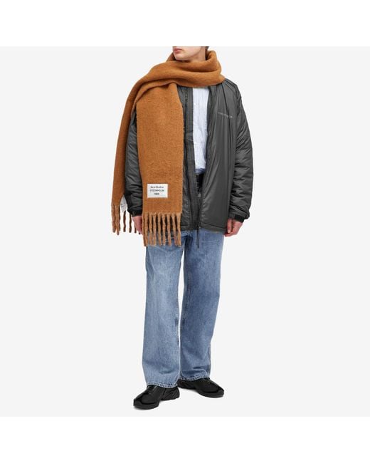 Acne Black Odov Lightweight Technical Down Jacket for men