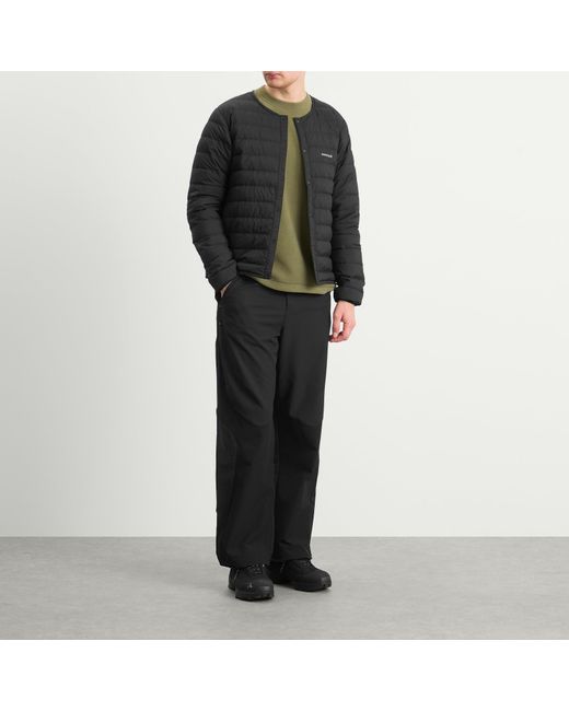 Montbell Black Superior Down Round Neck Jacket for men