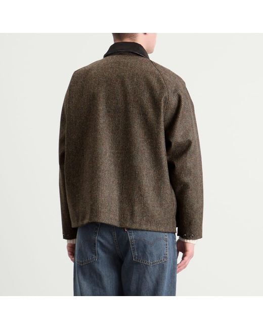 Barbour Green Heritage + Editor Wool Jacket for men