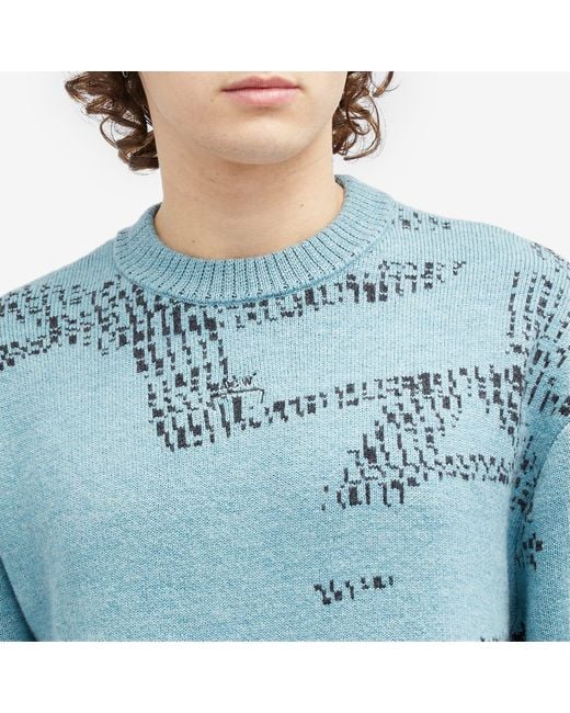 A_COLD_WALL* Blue Annex Crew Knit for men