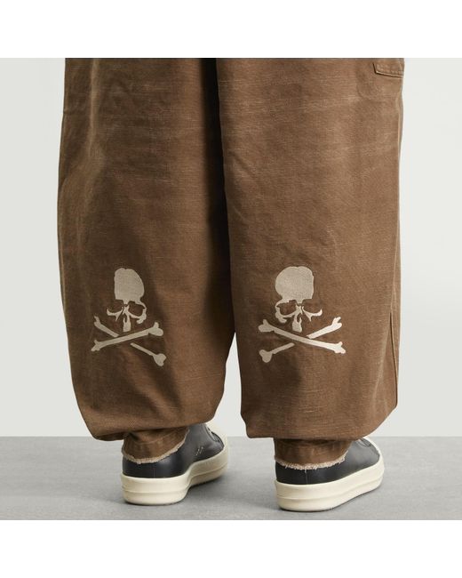 MASTERMIND WORLD Brown Wide Fit Duck Painter Pants for men