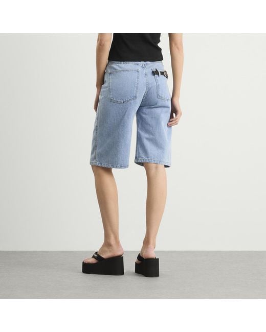 Coperni Blue Denim Bermuda Shorts