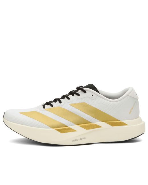 Adidas Originals White Adidas Adizero Adios Evo Sl Woven Sneaker for men