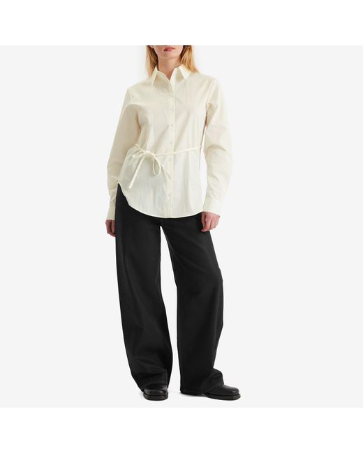 Daily Paper White Monogram Button Up Shirt
