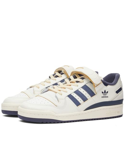 Adidas White Forum 84 Low Sneakers for men