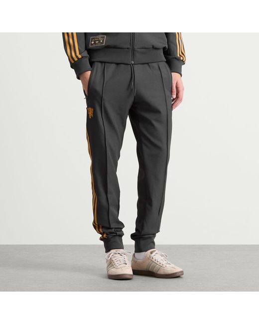 Adidas Gray Manchester United Icon Track Pant for men