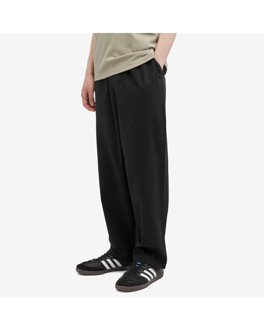 Fred Perry Black Twill Drawstring Trousers for men