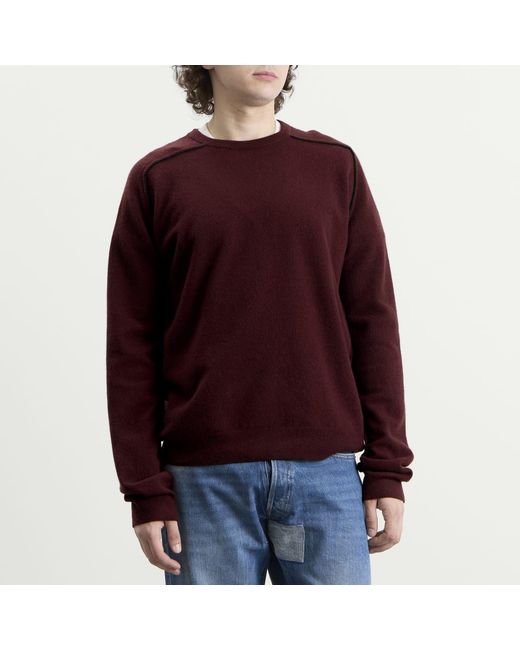 Maison Margiela Purple Lambswool Sweater for men