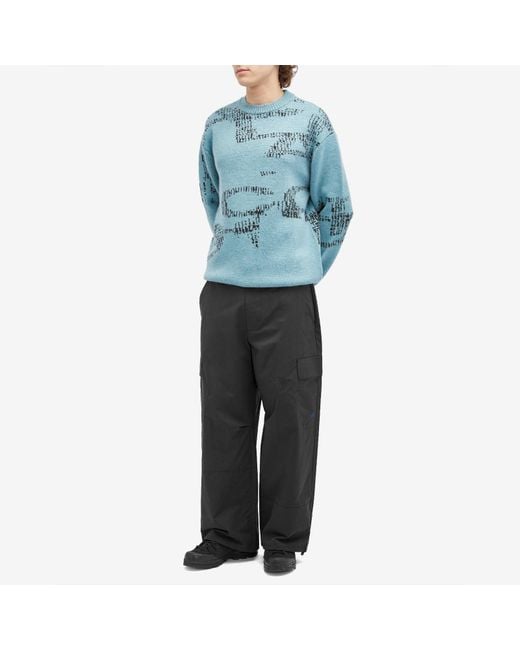 A_COLD_WALL* Blue Annex Crew Knit for men