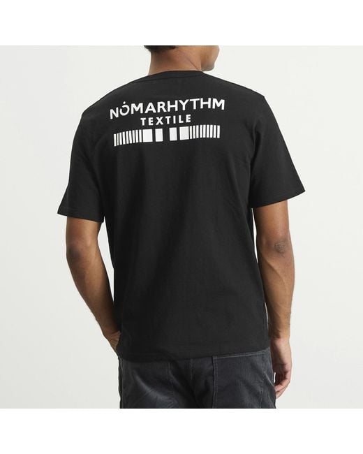 Nomarythm Textile Black Icon Logo T-Shirt for men