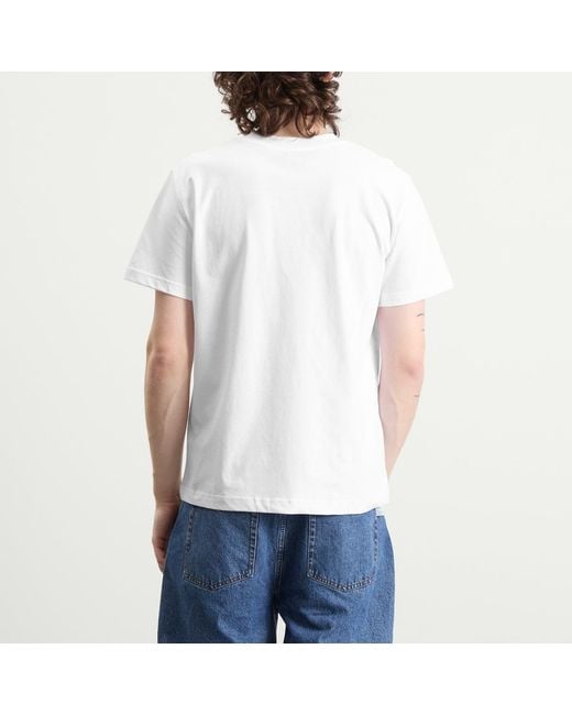 A.P.C. White Vpc Logo T-Shirt for men