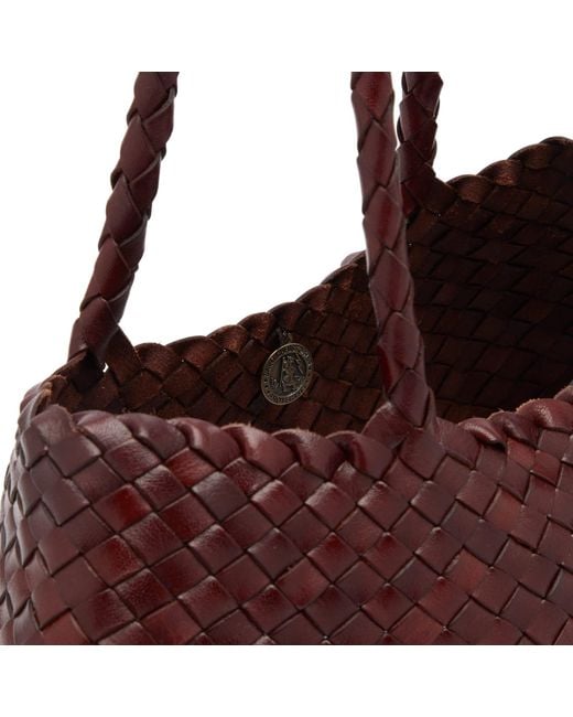 Dragon Diffusion Brown Santa Croce Large Bag