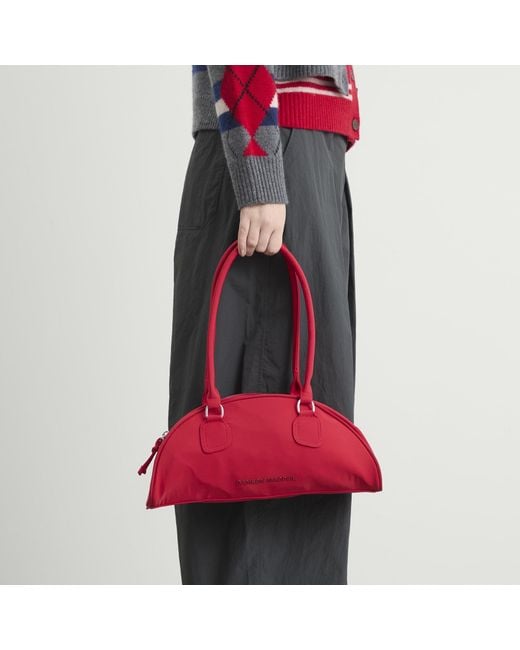 Damson Madder Red Berta Bowler Bag